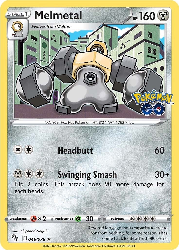 Melmetal [PGO - 046/078] Pokemon Trading Card