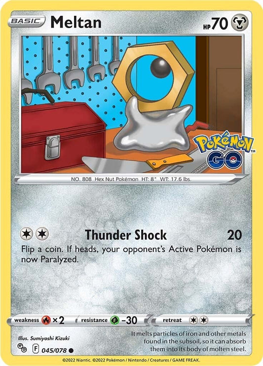 Meltan [PGO - 045/078] Pokemon Trading Card