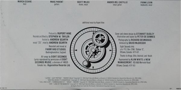 Eight Seconds : Almacantar (LP, Album)