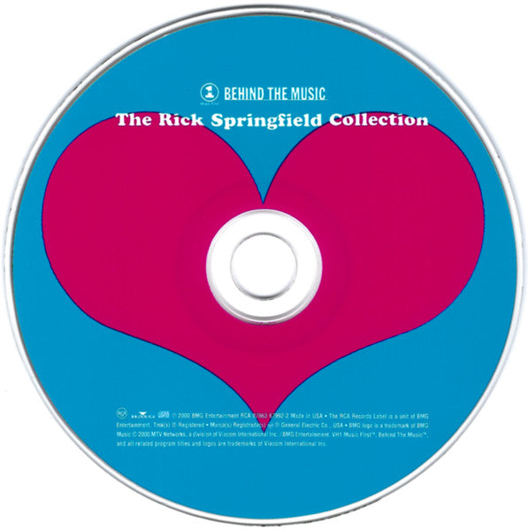 Rick Springfield : VH1 Behind The Music: The Rick Springfield Collection (CD, Comp)