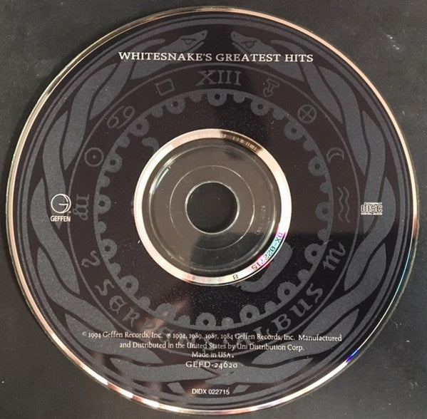Whitesnake : Greatest Hits (CD, Comp, RP)