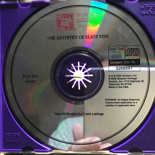 Eliot Fisk : The Artistry Of Eliot Fisk (2xCD, Comp, Club)