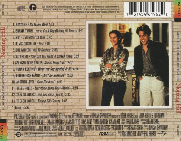 Various : Notting Hill (Music From The Motion Picture) (CD, Comp)