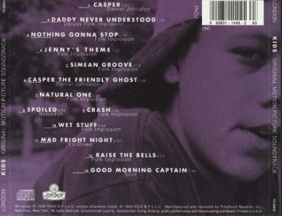 Various : Kids (Original Motion Picture Soundtrack) (CD, Comp, Club)