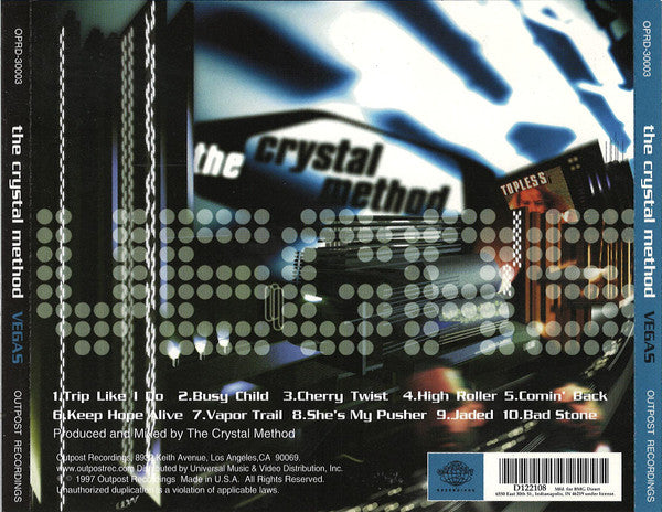 The Crystal Method : Vegas (CD, Album, Club, EDC)