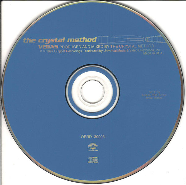 The Crystal Method : Vegas (CD, Album, Club, EDC)