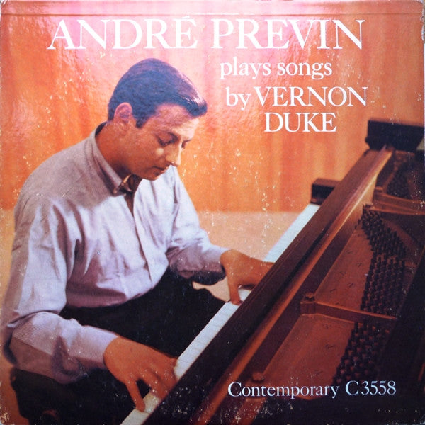 André Previn : André Previn Plays Songs By Vernon Duke (LP, Album, Mono)