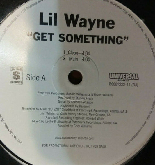 Lil Wayne - Get Something (12") (VG) - Endless Media