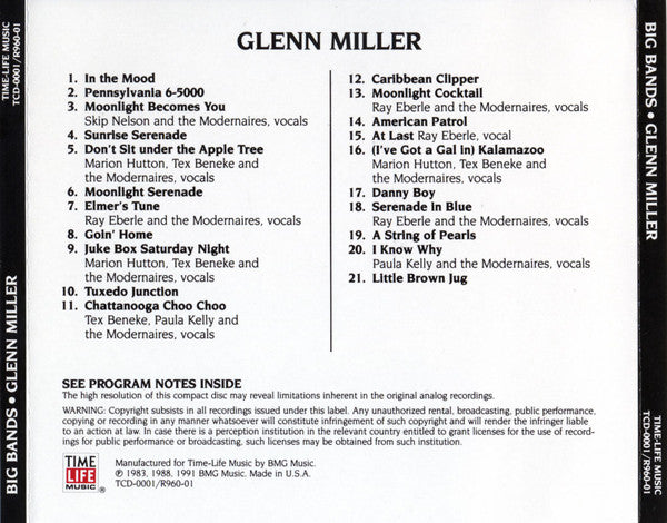 Glenn Miller : Glenn Miller (CD, Comp, RE)