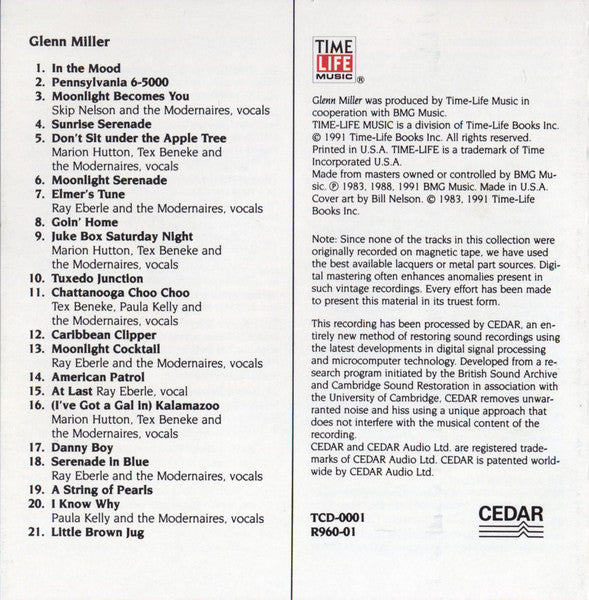 Glenn Miller : Glenn Miller (CD, Comp, RE)