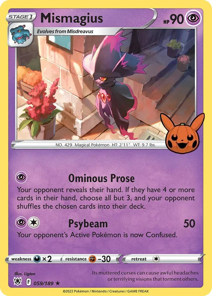 Mismagius [TTBB - 059/189] Pokemon Trading Card