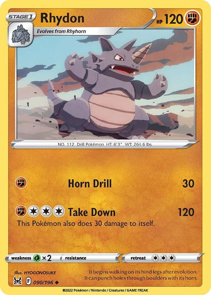 Rhydon [SWSH11 - 090/196] Pokemon Trading Card