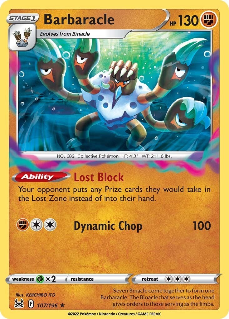 Barbaracle [SWSH11 - 107/196] Pokemon Trading Card