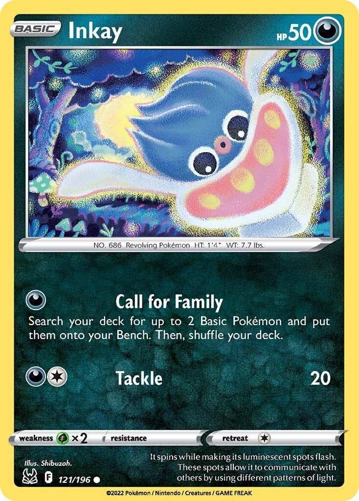 Inkay (121) [SWSH11 - 121/196] Pokemon Trading Card