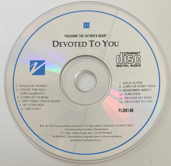 Andy Park, Craig Musseau - Devoted To You (CD) (VG) - Endless Media