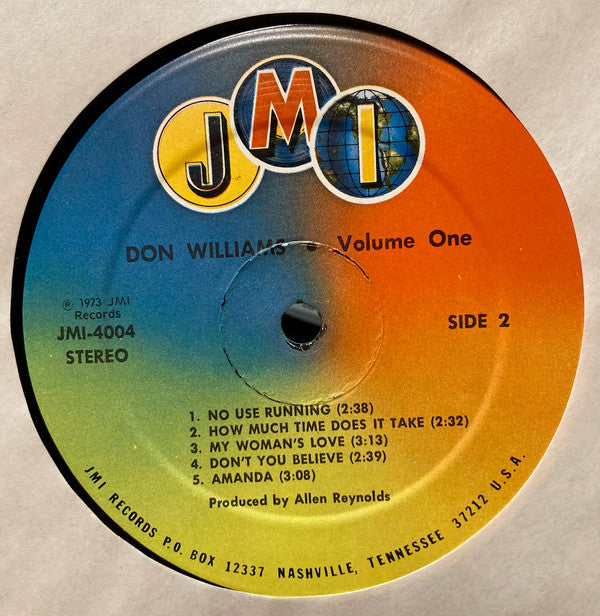 Don Williams (2) : Volume One (LP, Album)