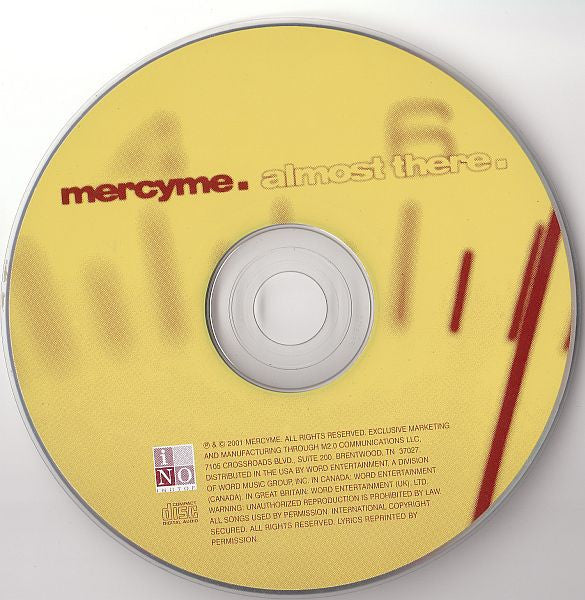 MercyMe : Almost There (CD, Album)