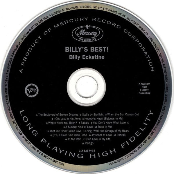 Billy Eckstine : Billy's Best (CD, Comp)