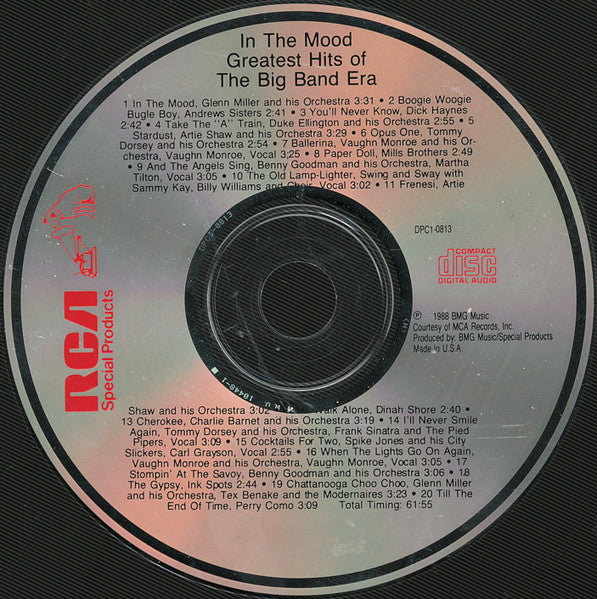 Various : In The Mood / Greatest Hits Of The Big Band Era (CD, Comp)