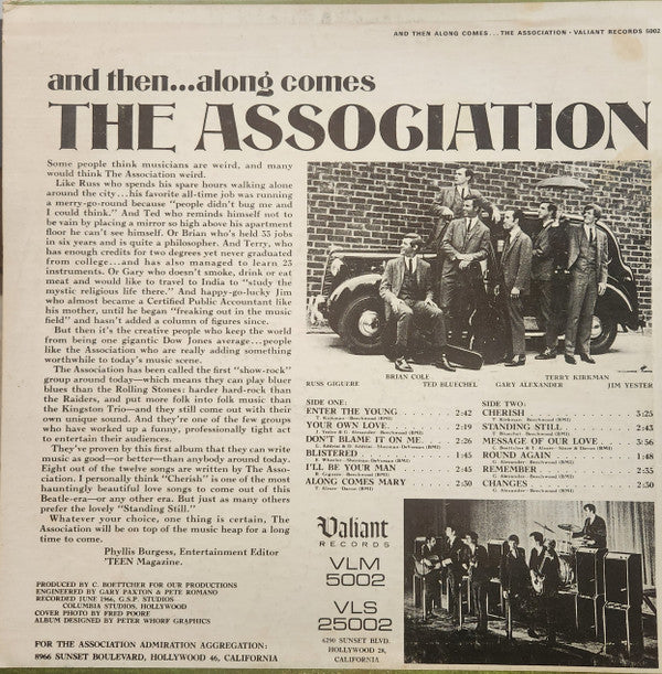 The Association  - And Then...Along Comes The Association (LP) (F) - Endless Media