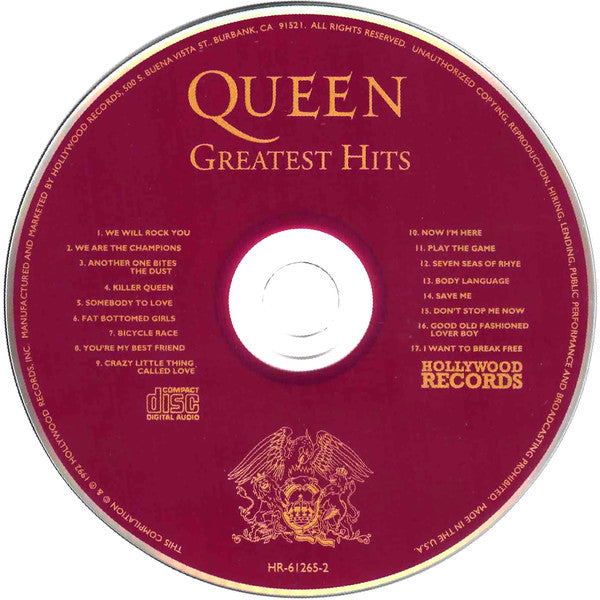 Queen : Greatest Hits (CD, Comp)