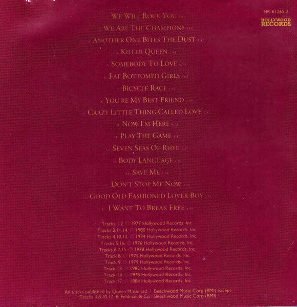 Queen : Greatest Hits (CD, Comp)
