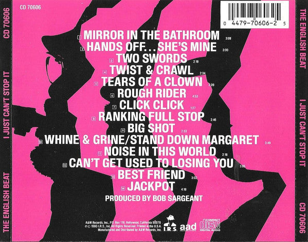 The Beat (2) : I Just Can't Stop It (CD, Album, RE, RP)