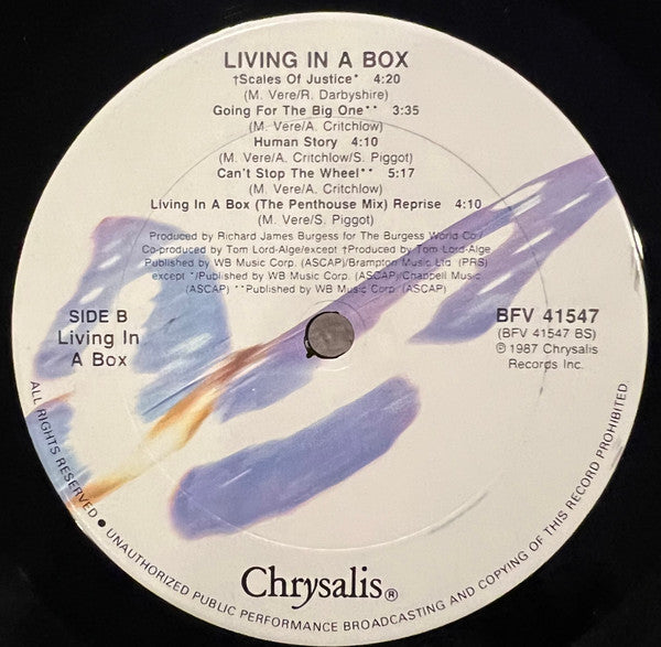 Living In A Box : Living In A Box (LP, Album)