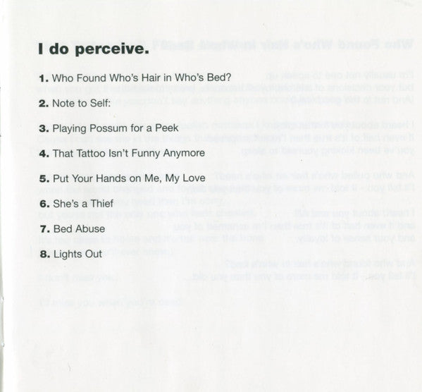 Owen (4) : I Do Perceive (CD, Album)