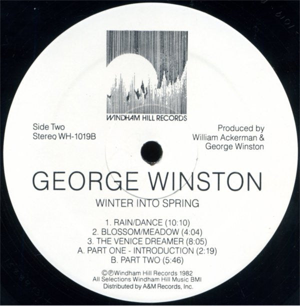 George Winston : Winter Into Spring (LP, Album, RE)