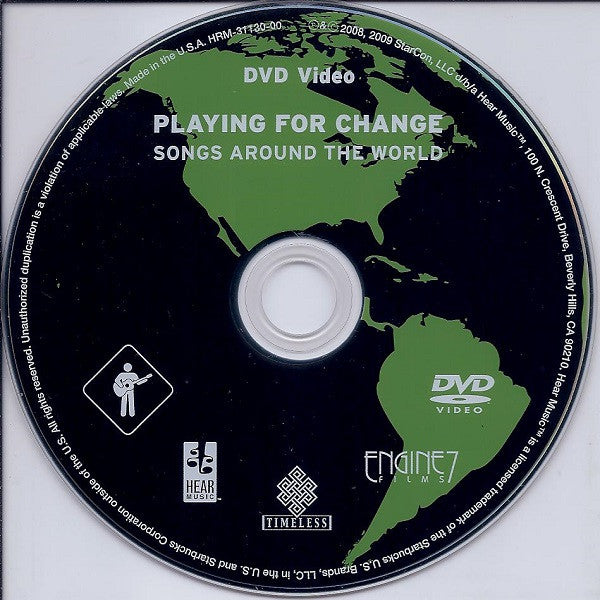 Playing For Change : Songs Around The World (CD, Album + DVD-V, NTSC)