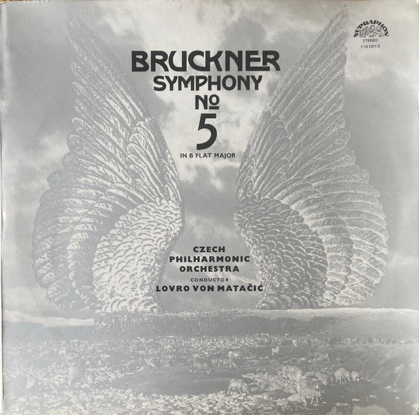 Anton Bruckner - The Czech Philharmonic Orchestra, Lovro Von Matacic : Symphony No 5 In B Flat Major (2xLP, Album, Gat)