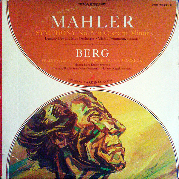 Gustav Mahler / Alban Berg - Gewandhausorchester Leipzig, Václav Neumann / Rundfunk-Sinfonie-Orchester Leipzig, Herbert Kegel, Hanne-Lore Kuhse : Symphony No. 5 In C-Sharp Minor / Three Excerpts From "Wozzeck" (2xLP, Comp, Gat)