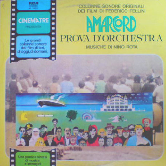 Nino Rota : Amarcord / Prova D'Orchestra (LP, Album, Comp)