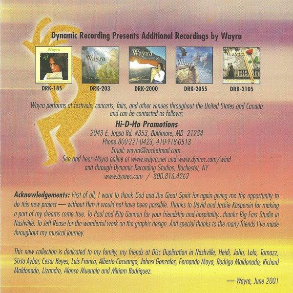 Wayra & Alborada : A Collection Of Contemporary & Native American Themes - Volume 2 (CD, Album)