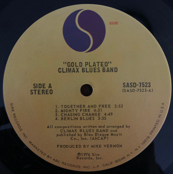 Climax Blues Band : Gold Plated (LP, Album, San)