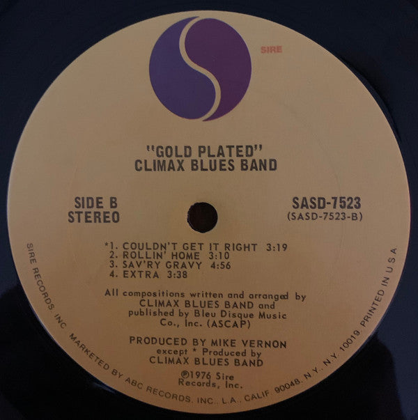 Climax Blues Band : Gold Plated (LP, Album, San)