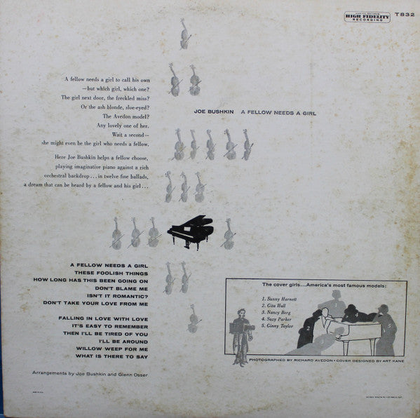 Joe Bushkin : A Fellow Needs A Girl (LP, Album)