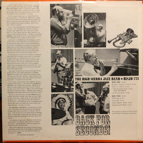 High Sierra Jazz Band : Back For Seconds (LP)
