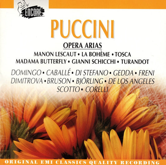 Giacomo Puccini : Opera Arias (CD, Comp, RM)