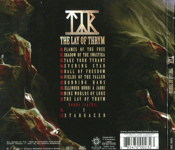 Týr : The Lay Of Thrym (CD, Album, Ltd, Dig)