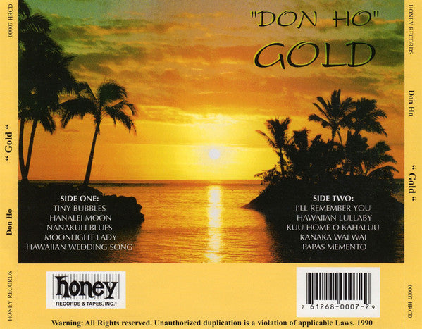 Don Ho : Gold (CD, Album, RE, RP)