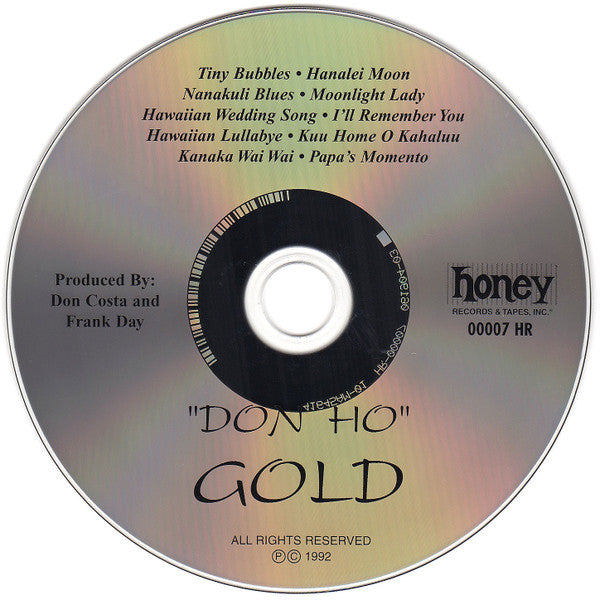 Don Ho : Gold (CD, Album, RE, RP)