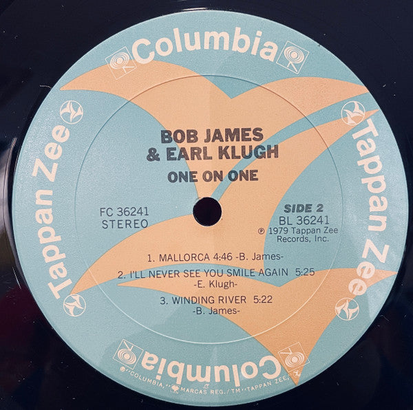 Bob James & Earl Klugh : One On One (LP, Album, Gat)