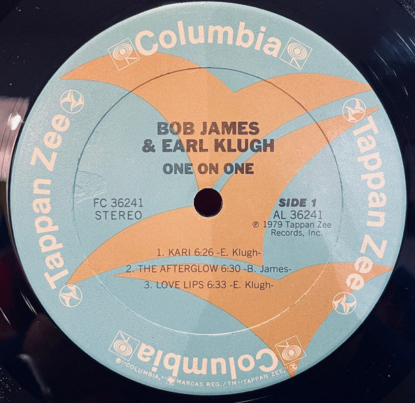 Bob James & Earl Klugh : One On One (LP, Album, Gat)