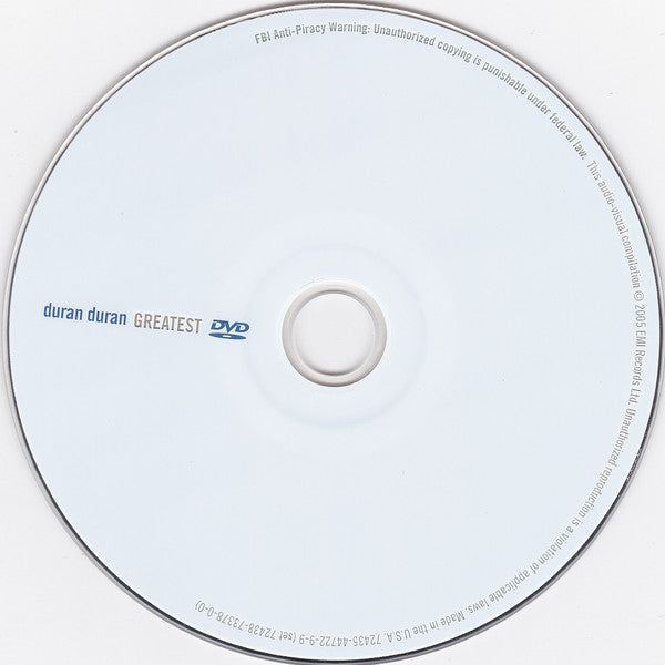 Duran Duran : Greatest (CD, Comp, RE + DVD, Comp, NTSC, Reg + Comp, M/Prin)