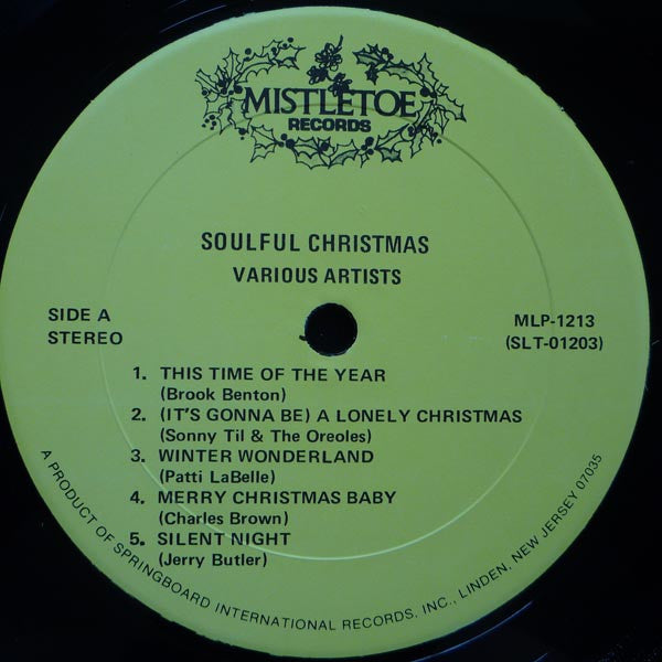 Various : Soulful Christmas (LP, Comp, Gre)