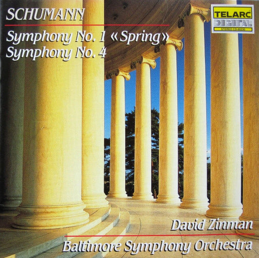 Robert Schumann / David Zinman / Baltimore Symphony Orchestra - Symphonies No. 1 "Spring" And No. 4 (CD) (VG+) - Endless Media