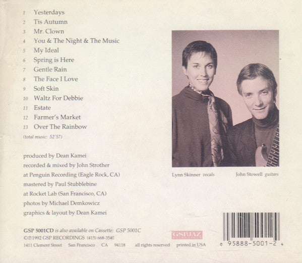 John Stowell Featuring Lynn Skinner (2) : Lines & Spaces (CD, Album)