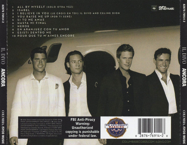 Il Divo : Ancora (CD, Album)